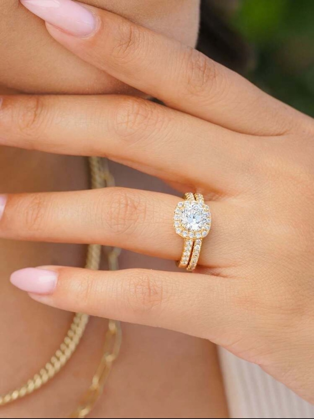 Gold ring set - Picture 2 of 4